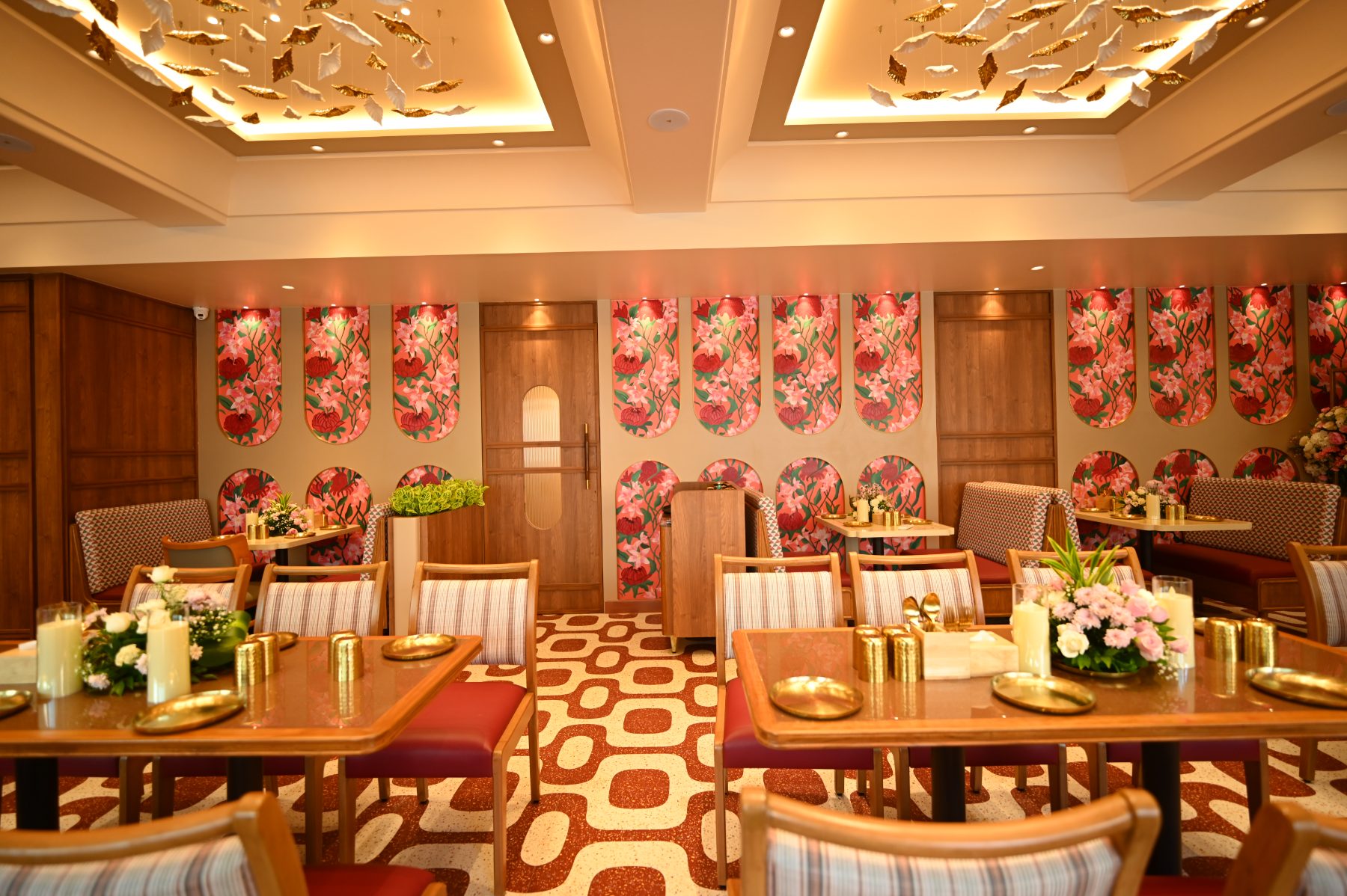 Pure vegetarian banquet hall at Anantha, Mira Road East, set for a celebration